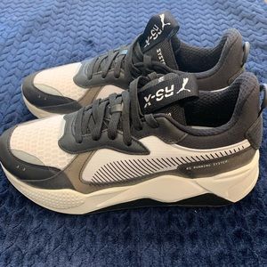 RS-X³ Super Men's Sneakers Running Black and Gray